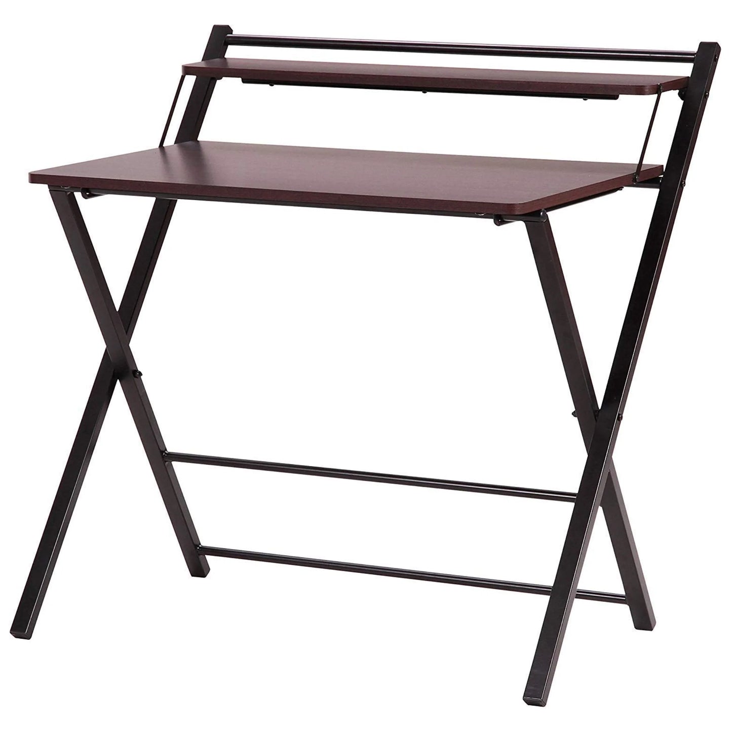 WorkStore Folding Study Table with extra shelf, Portable – Employee ...